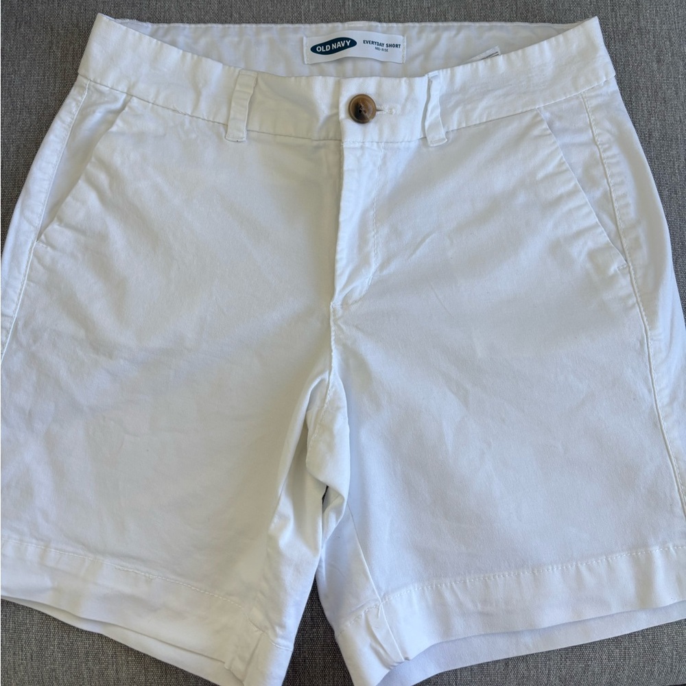 Old Navy White Everyday Shorts
